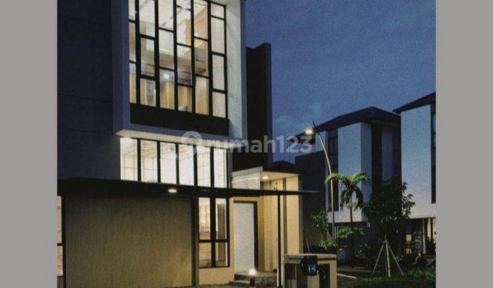 Dijual rumah 3 Lantai Hoek ( Full Furnish) di  Cluster Asya 1