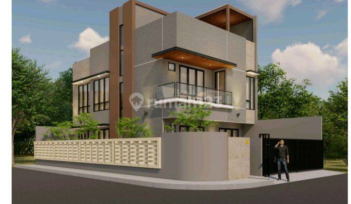 Dijual Rumah Brand New 3 Lantai Taman Villa Meruya 2