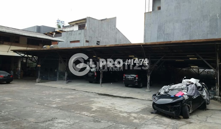 For Sale: Ex-Car Workshop Land Plot 1455m2 HGB 2053, Strategic Location on Jln Garuda Kemayoran Central Jakarta