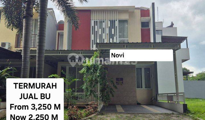 Termurah, Jual Butuh, Rumah  Depan Taman Di Citra Gran Cibubur 1