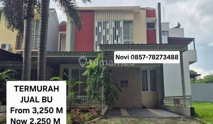 Termurah, Jual Butuh, Rumah  Depan Taman Di Citra Gran Cibubur 1