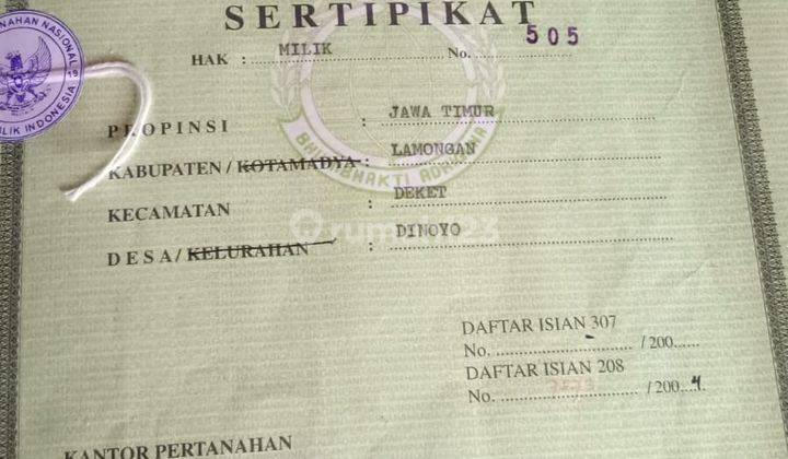 Rumah Besar Dan Panjang 2 Lantai di Jual di Deket, Lamongan 1