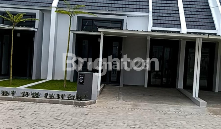 Rumah Baru dari developer Siap Huni bisa langsung serah terima, banyak promonya. Free All Biaya, Free DP, Kanopi, Taman Depan, AC