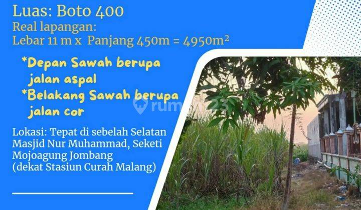 Taufik - DiJual Tanah di DESA SAKETI MOJOAGUNG , Mojoagung , Jombang 1