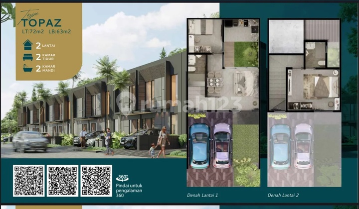 Silvi - Rumah baru dari Developer, Siap huni, bagus, bersih, lokasi terbentuk dan banyak fasilitas 2