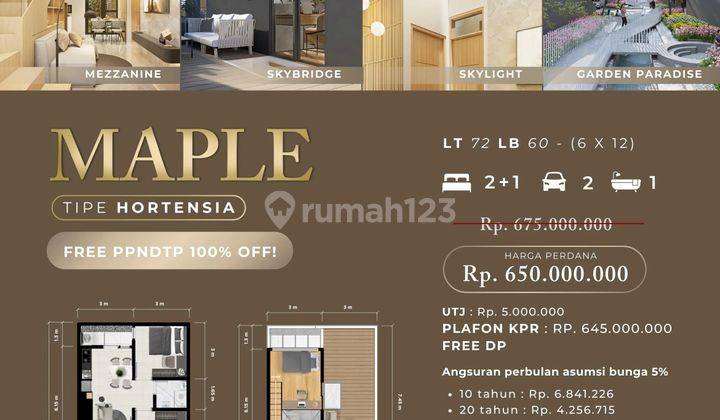 Silvi - Rumah baru dari Developer, Siap huni, bagus, bersih, lokasi terbentuk dan banyak fasilitas 1