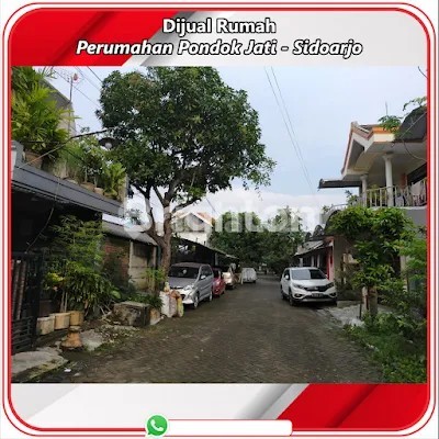Ready-to-occupy 2-story house near the Sidoarjo toll road, hospital, and mall. 2