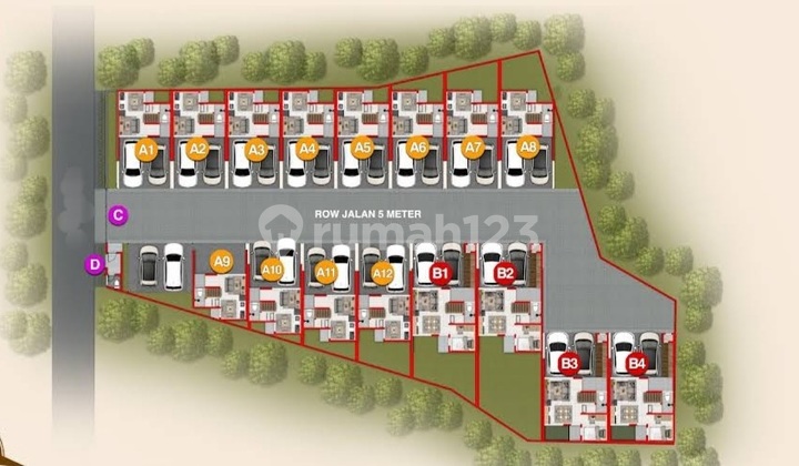 Rumah Baru & Indent Dekat Exit Toll Limo Depok Unit Terbatas
