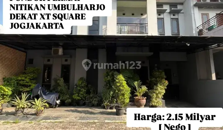 Rumah Mewah 2 Lantai Istimewa Dalam Perumahan Pondok Permai Nitikan Umbulharjo Dekat Xt Square Jogjakarta