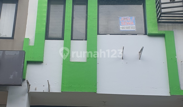 For Rent: 2-Story Podium Shop House Mataram in Lippo Cikarang - Strategic Location, Main Road, Busy Area.