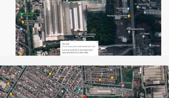 TANAH PEGANGSAAN DUA PINGGIR JALAN KELAPA GADING LOKASI STRATEGIS MURAH SEKALI DIBAWAH NJOP 2