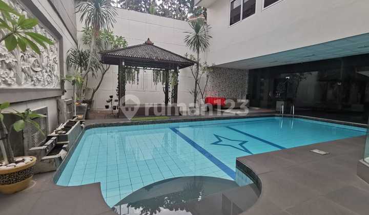 Rumah Mewah 2 Lt Di Jl Danau Permai Timur Sunter Semi Furnished 