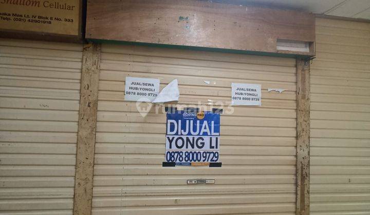 Kios Murah Cempaka Mas Lantai 4 Cocok Buat Usaha 2