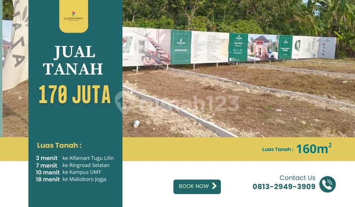 Land worth Hundreds of Millions in Jogja with SHM, Strategically Located in Bangunjiwo.