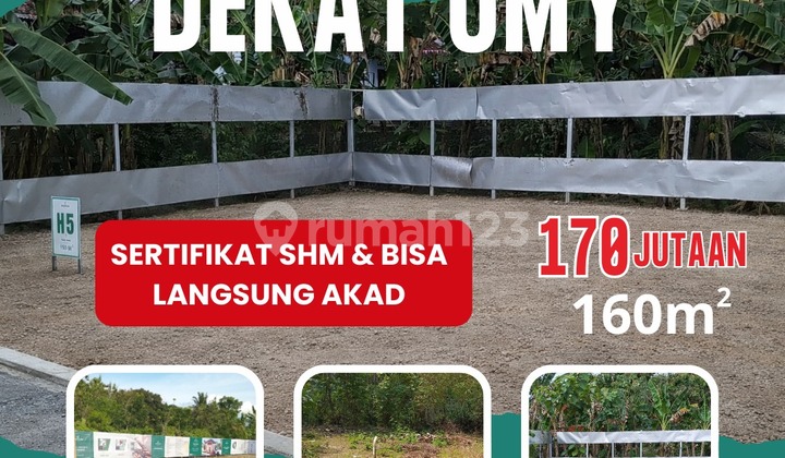 Strategic Land in Jogja Near Inner Ringroad in Bangunjiwo Housing