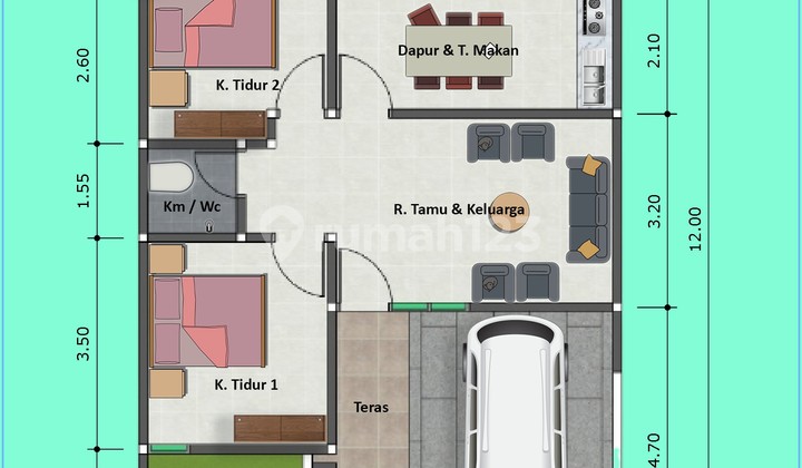 RUMAH SIAP HUNI YOGYAKARTA MURAH 500 JUTAAN MINIMALIS MODERN