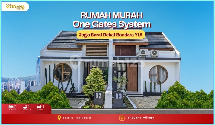 Rumah di Jogja Barat Gaya Jepang 20 Menit ke Kota Ada Pos Security Rumah di Jogja Barat Gaya Jepang 20 Menit ke Kota Ada Pos Security