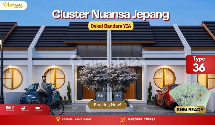 Rumah Murah 300 Jutaan Nuansa Jepang 20 Menit ke Kota Kulonprogo 1