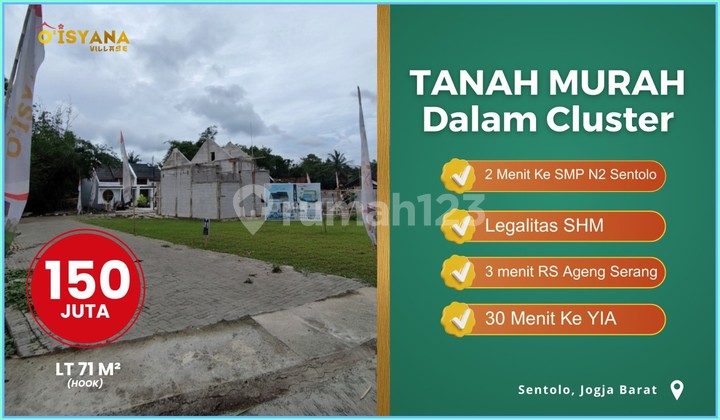 Tanah Murah Jogja 100 Jutaan Dekat Exit Tol Sentolo Kulonprogo