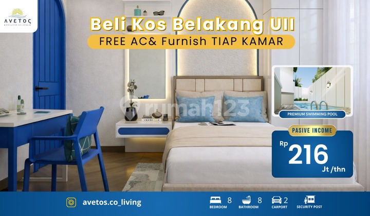 Dijual Kost Eksklusif Barat Kampus Ull Jogja Sleman Kaliurang