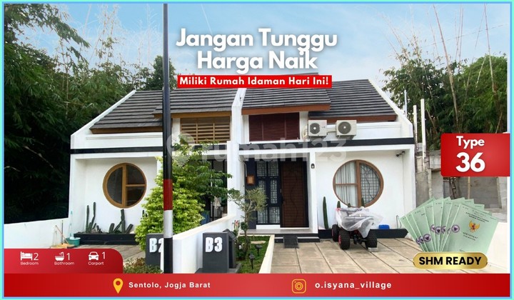 Rumah Murah Jogja Dekat Bandara YIA One Gate System Desain Jepang Rumah Murah Jogja Dekat Bandara YIA One Gate System Desain Jepang