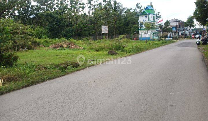 Dekat Danau Situ Gede, Tanah Bogor Pinggir Jalan Aspal Cocok Ruko usaha 1