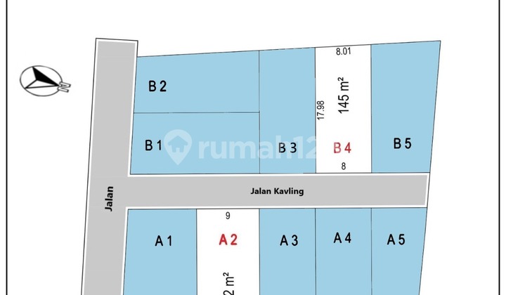 Harga Special, Tanah Kapling Dekat Jl. Dramaga bogor 1 Jt an m2 4