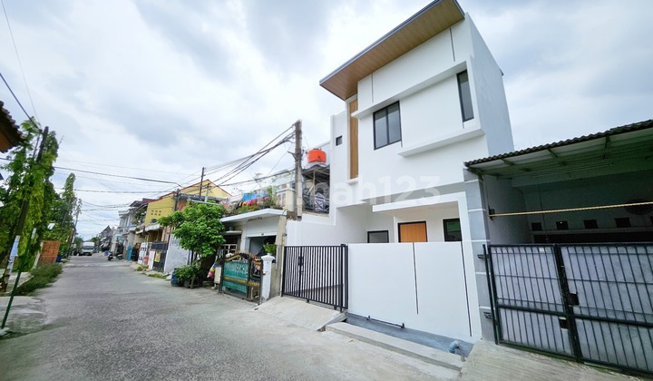 Jual Cepat Rumah Baru Modern Minimalis 2 Lantai Di Pondok Ungu Permai 2