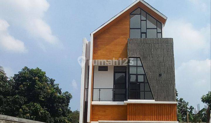 Rumah Dijual 2 Lantai Model Scandinavian Dekat Jl Raya Bogor di Cilangkap Depok 1