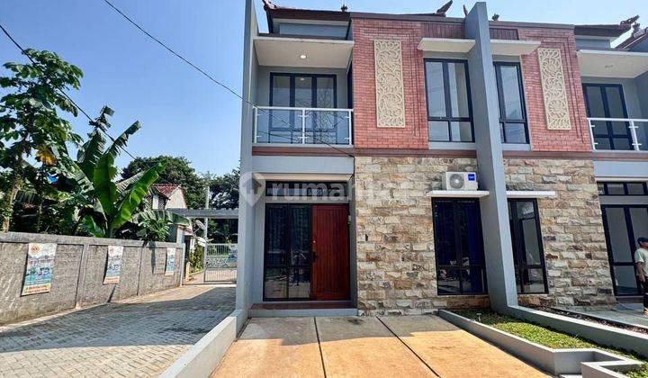 Dijual rumah 2 lantai ready pinggir jalan raya di Cilodong Depok 1