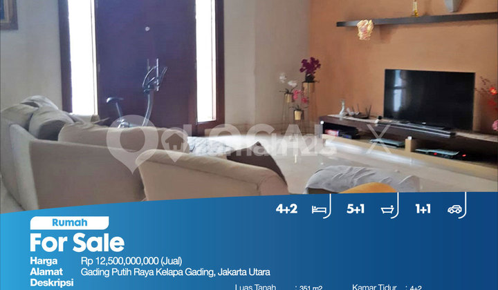 Rumah Gading Putih Raya Kelapa Gading, Jakarta Utara 2