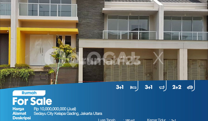 Rumah Sedayu City Kelapa Gading, Jakarta Utara 2