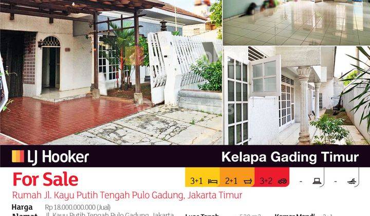 Rumah Jl. Kayu Putih Tengah Pulo Gadung, Jakarta Timur 2