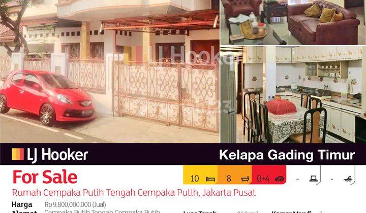 Rumah Cempaka Putih Tengah Cempaka Putih, Jakarta Pusat 2