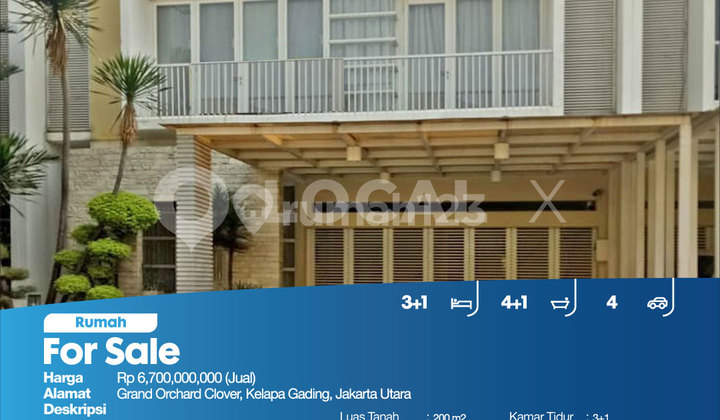 Rumah Grand Orchard Clover, Kelapa Gading, Jakarta Utara 2