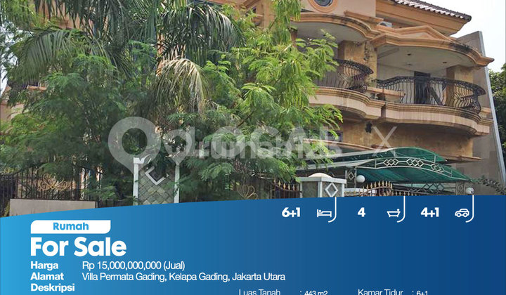 Rumah Villa Permata Gading, Kelapa Gading, Jakarta Utara 2