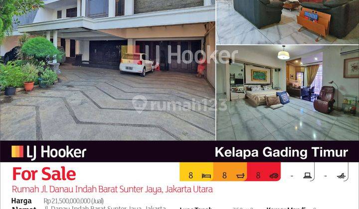 Rumah Jl. Danau Indah Barat Sunter Jaya, Jakarta Utara 2