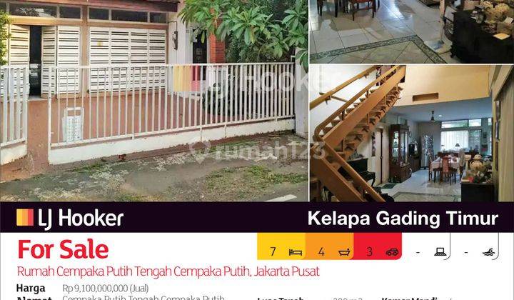 Rumah Cempaka Putih Tengah Cempaka Putih, Jakarta Pusat 2