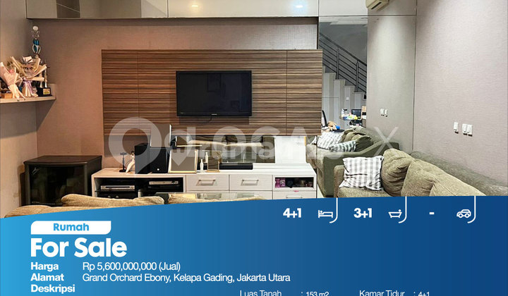 Rumah Grand Orchard Ebony, Kelapa Gading, Jakarta Utara 2