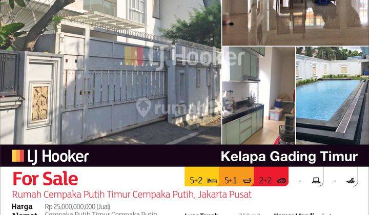 Rumah Cempaka Putih Timur Cempaka Putih, Jakarta Pusat 2