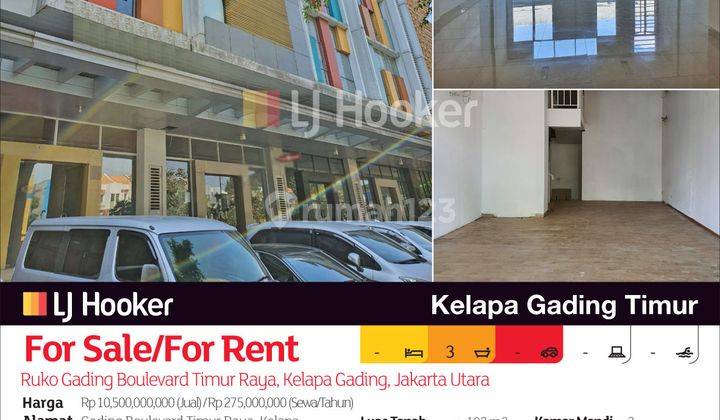 Ruko Gading Boulevard Timur Raya, Kelapa Gading, Jakarta Utara 2