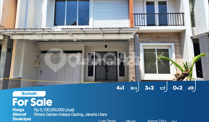 Rumah Riviera Garden Kelapa Gading, Jakarta Utara 2