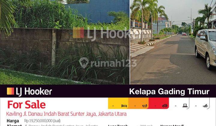 Kavling Jl. Danau Indah Barat Sunter Jaya, Jakarta Utara 2