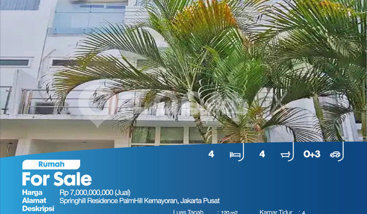 Rumah Springhill Residence Palmhill Kemayoran, Jakarta Pusat 2