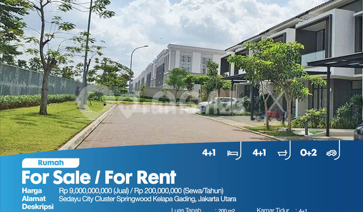 Rumah Sedayu City Cluster Springwood Kelapa Gading, Jakarta Utara 2