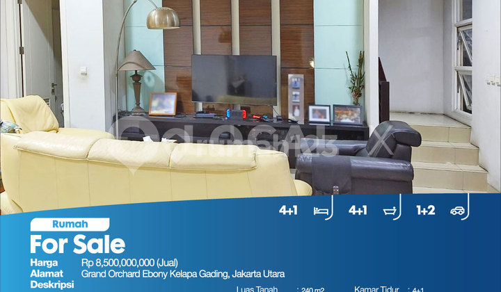 Rumah Grand Orchard Ebony Kelapa Gading, Jakarta Utara 2