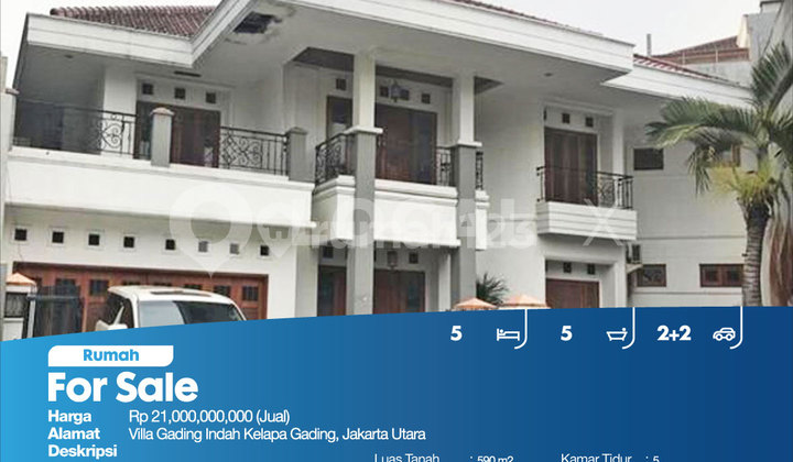 Rumah Villa Gading Indah Kelapa Gading, Jakarta Utara 2