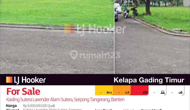 Kavling Sutera Lavender Alam Sutera, Serpong Tangerang, Banten 2