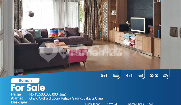 Rumah Grand Orchard Ebony Kelapa Gading, Jakarta Utara 2