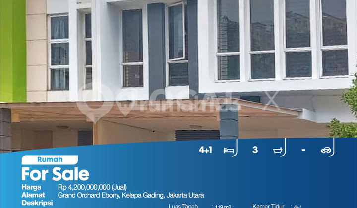 Rumah Grand Orchard Ebony, Kelapa Gading, Jakarta Utara 2